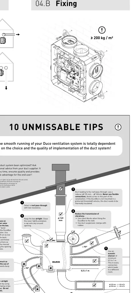 10 unmissable tips for duct system installation