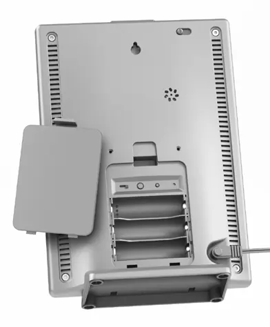 Rückseite des Displays