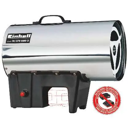 Einhell GE-HG 18/370 Niro Li-Solo Heißluftgenerator