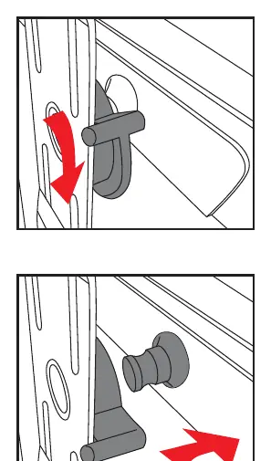 Mechanismus zum Abnehmen der Leinwand