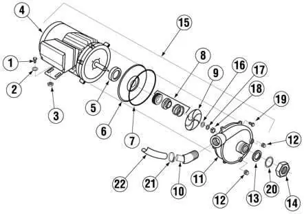 Pumpenbaugruppe (S/S Pump Assembly)