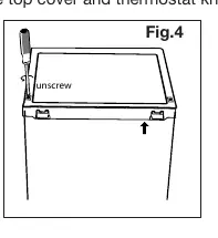 Fig. 4: Entfernen der Schrauben