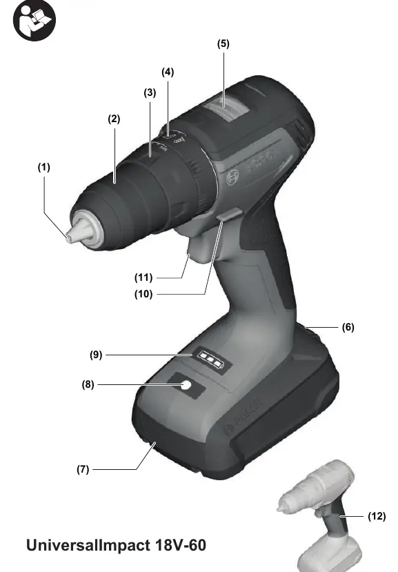 UniversalImpact 18V-60 Komponenten