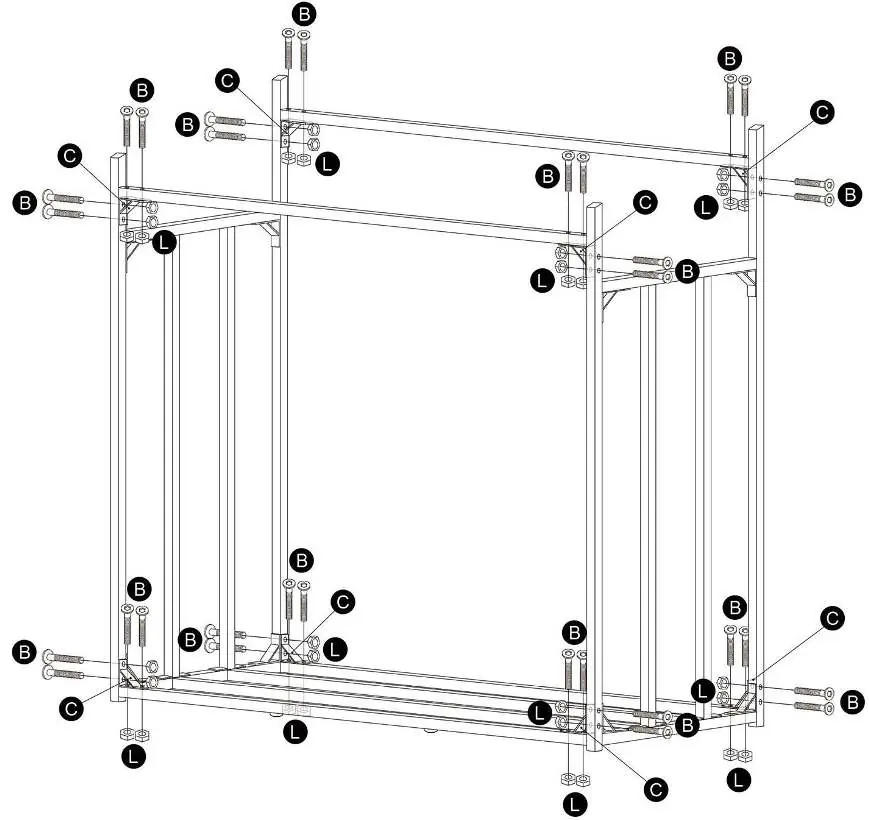 Rahmenkonstruktion (Schritt 5)