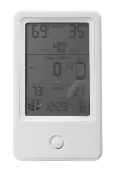 Display-Vorderseite mit Anzeige-Elementen