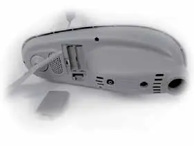 Batteriefach des Außensensors mit A-B-C-Schalter