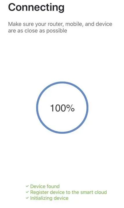 Verbindungsstatus in der App