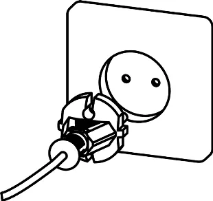 Anschluss des Netzkabels