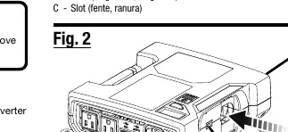 Anschluss an 18V-Akku (Fig. 2)