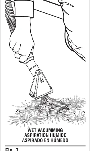 Trockensaugen (Fig. 5)