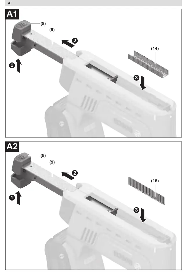 Magazin bestücken (A1-A2)