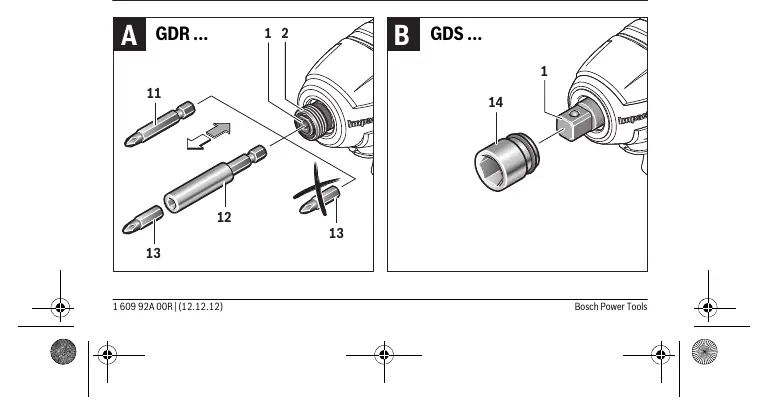 Werkzeugwechsel (GDR und GDS)