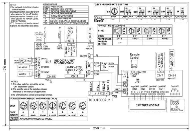 Schaltplan für Modelle 18K-36K