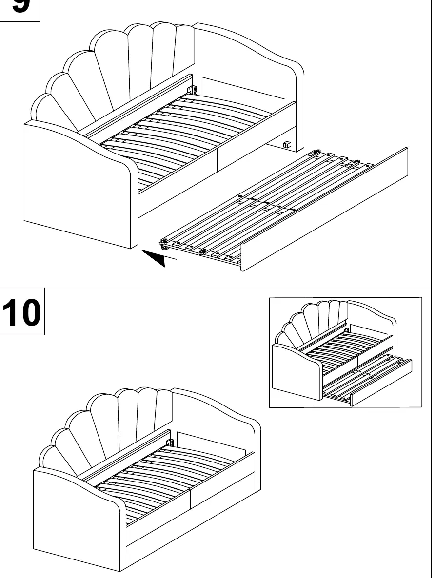 Montageschritte 9 und 10