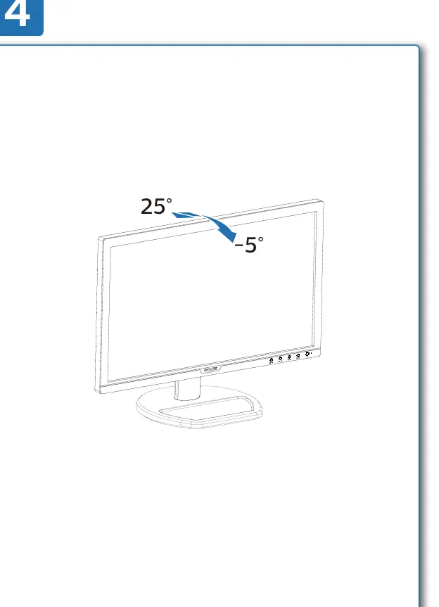 Neigungswinkel des Monitors