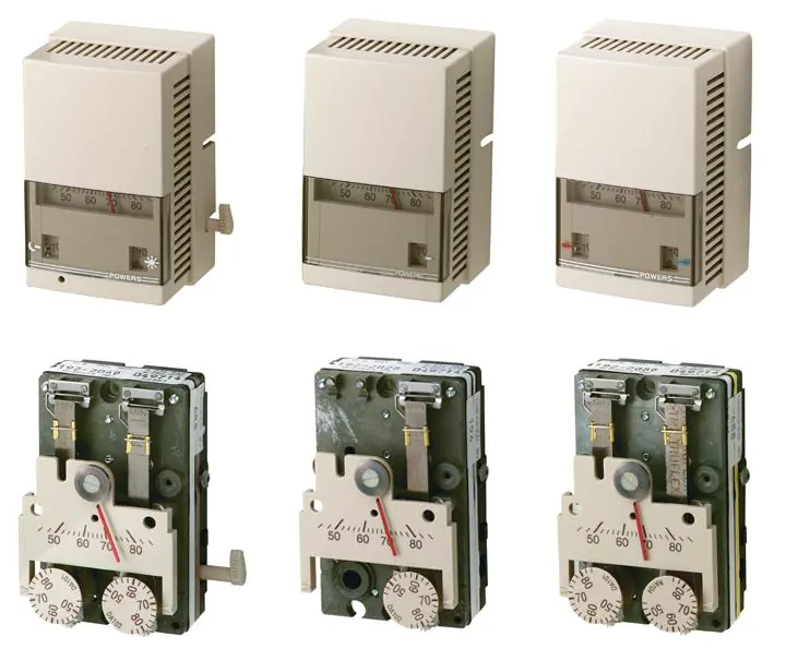 Übersicht der Siemens Powers Controls pneumatischen Thermostate