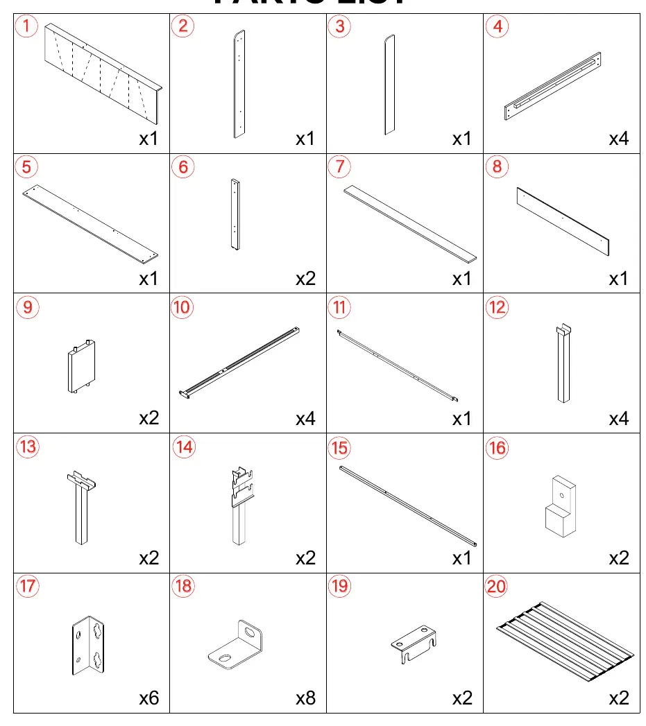 Teileliste (1-20)