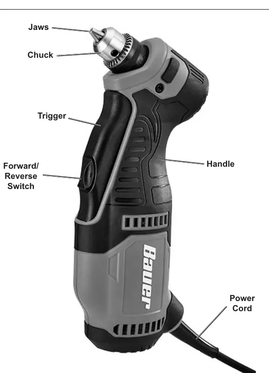 Bauer 3/8" Close Quarters Drill Komponenten