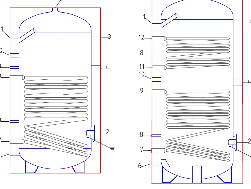 Anschlussdiagramm des Speichers