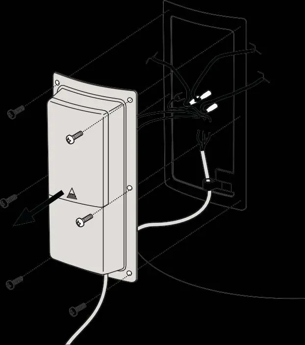 Elektrischer Anschluss des Heizelements