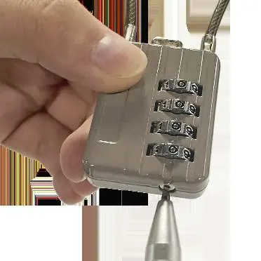 Verwendung eines Metallstabs zum Ändern der Kombination