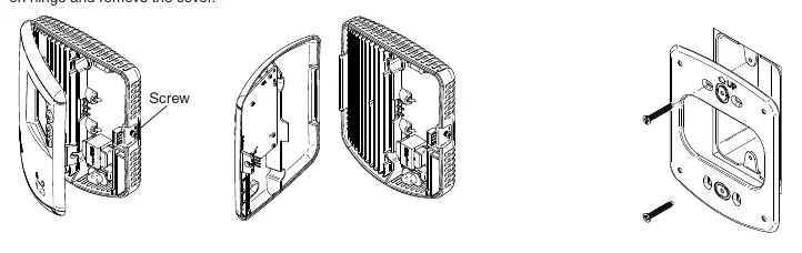 Montageschritte des Thermostats
