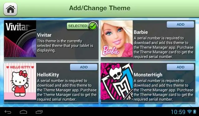 Theme-Auswahl