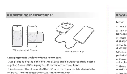 Anschlüsse der Powerbank
