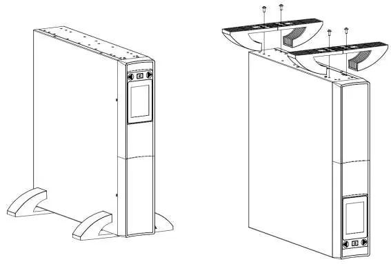 Installation des Rack-Ständers