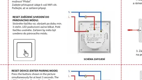 Schaltplan für den elektrischen Anschluss