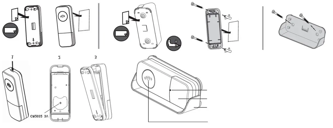 Montage und Batteriewechsel des Senders