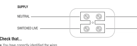 Schaltplan für den elektrischen Anschluss