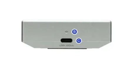 Rückseite des OWC Express 1M2