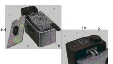Diagramm der Gerätekomponenten