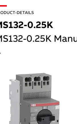 ABB MS132-0.25K Motorschutzschalter