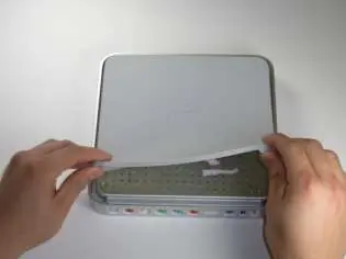 Entfernen des Gummibodens