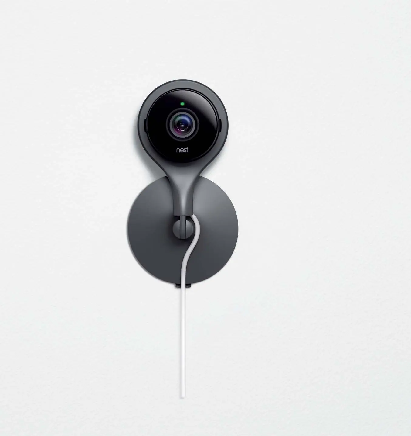 Nest Cam Indoor mit LED-Anzeige.
