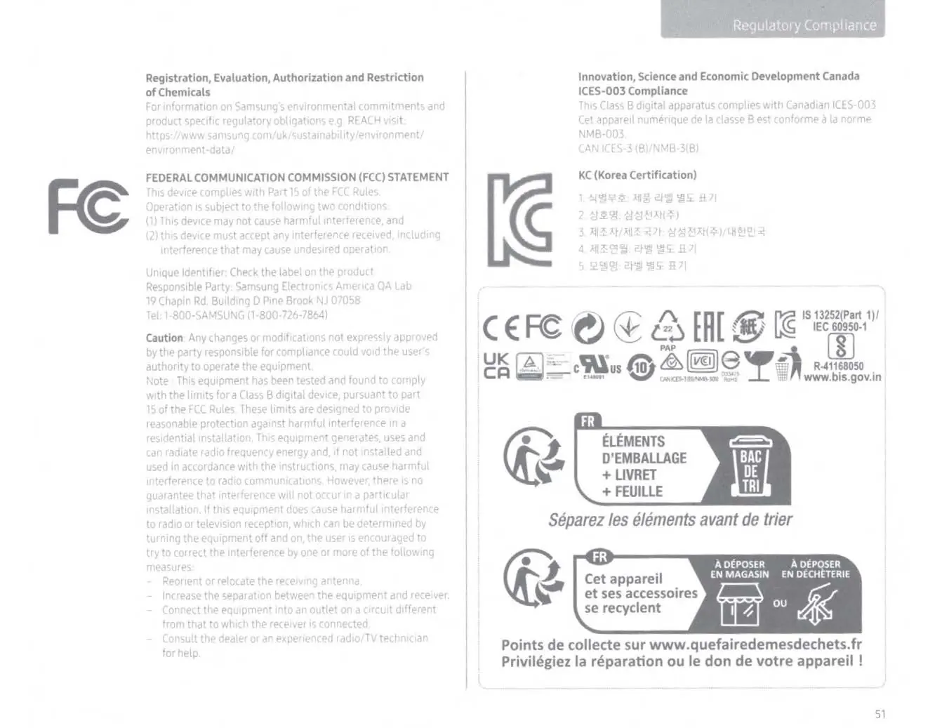 Regulatorische Konformitätssymbole