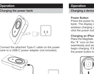 Aufladen der Powerbank