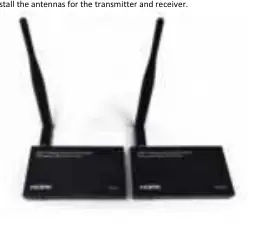 Installation der Antennen