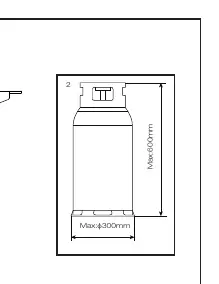 Maximale Gasflaschengröße