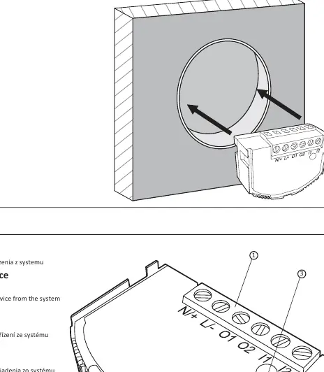 Montagehinweis für Installationsdosen