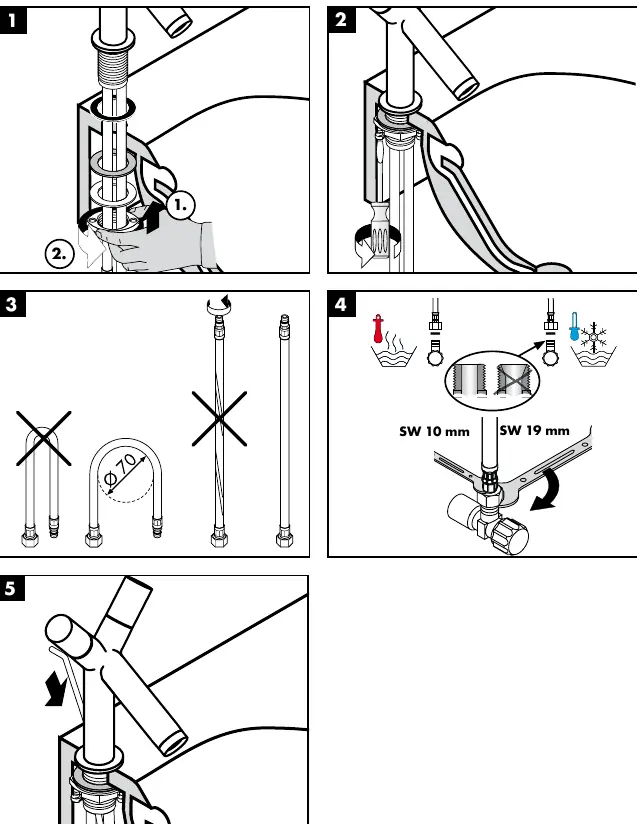 Montageschritte 1-5