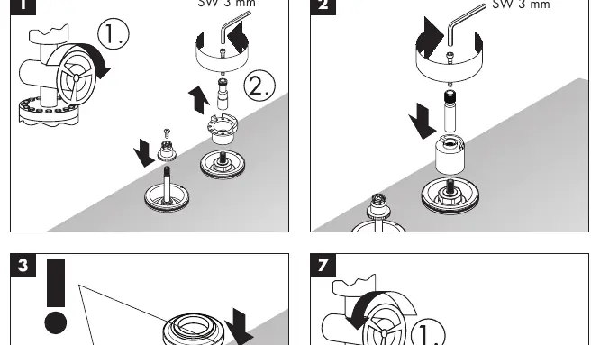 Montageschritte für Bouroullec