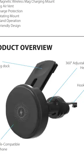 Produktübersicht der Mag Charge Mount