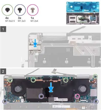 Einbau der Systemplatine