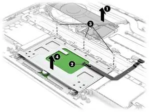 Entfernen des Systemboards