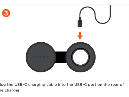 Anschluss des USB-C Kabels