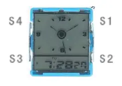 Tastenbelegung der Skmei 0841DG1
