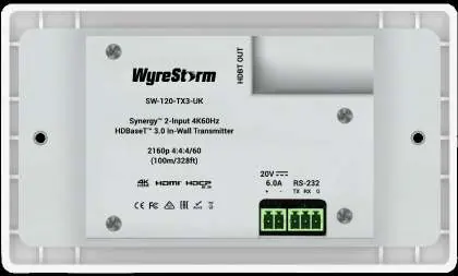 Rückansicht des SW-120-TX3-UK